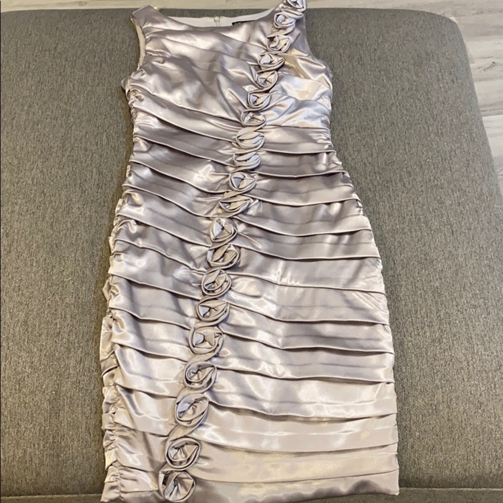 Silver Fancy Party Dress
